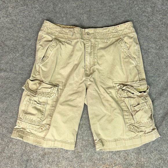 UNIONBAY Other - Unionbay Mens Shorts 32 Beige Khaki Cargo Casual Pocket Y2K Cotton Twill Solid